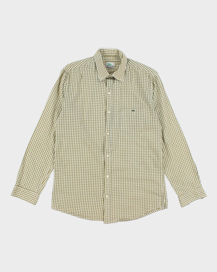 Lacoste Checked Long Sleeve Shirt - L