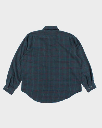 Vintage Lifestyle Checked Long Sleeve Shirt - L