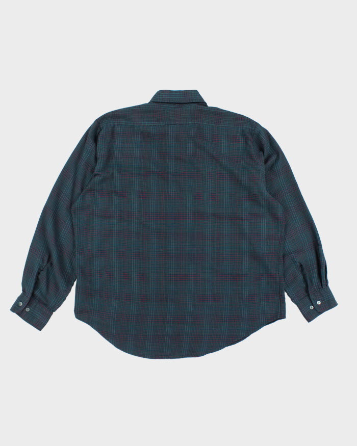 Vintage Lifestyle Checked Long Sleeve Shirt - L