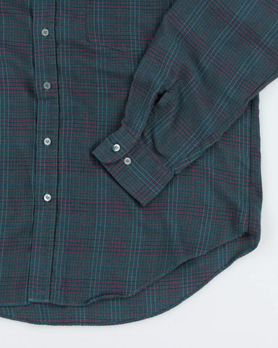 Vintage Lifestyle Checked Long Sleeve Shirt - L
