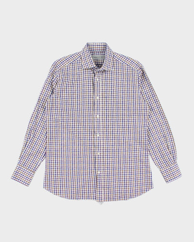 Etro Checked Long Sleeve Shirt - M