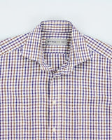 Etro Checked Long Sleeve Shirt - M