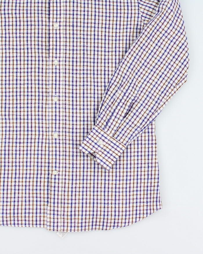 Etro Checked Long Sleeve Shirt - M