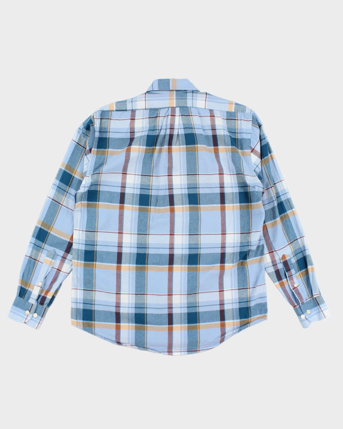 Y2k 00s Brooks Brothers Checked Long Sleeve Shirt - L
