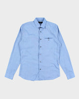 Vintage 2000's Prada Light Blue Button Up Shirt - M