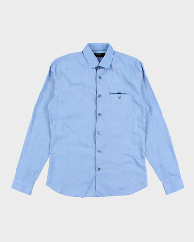 Vintage 2000's Prada Light Blue Button Up Shirt - M