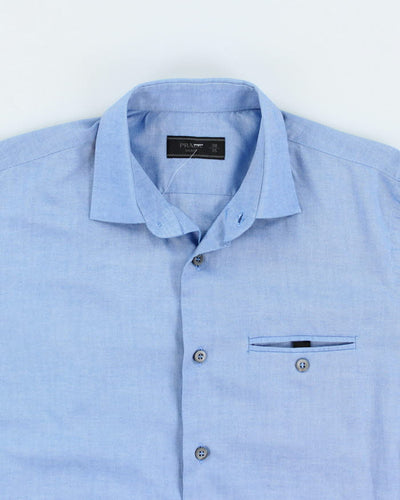 Vintage 2000's Prada Light Blue Button Up Shirt - M