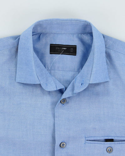 Vintage 2000's Prada Light Blue Button Up Shirt - M