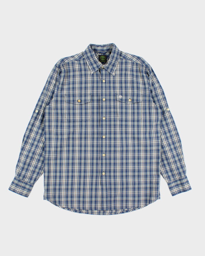 Vintage 2000's Timberland Button Up Flannel Shirt - M