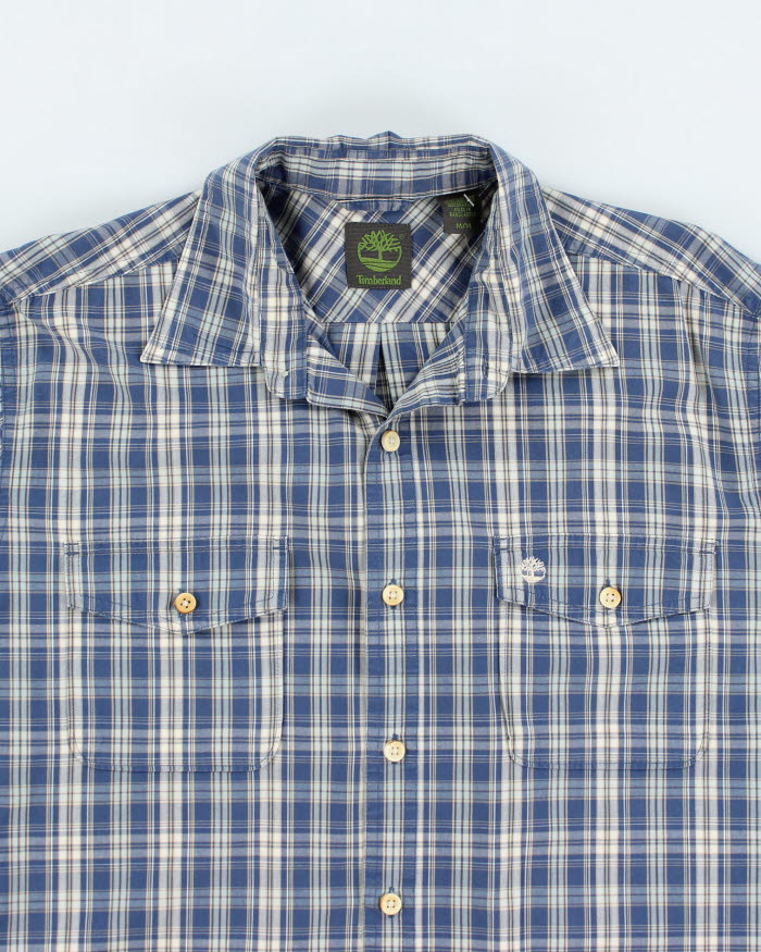 Vintage 2000's Timberland Button Up Flannel Shirt - M