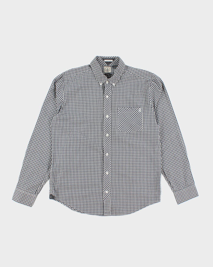 Vintage 2000's Volcom Button Up Check Shirt - M