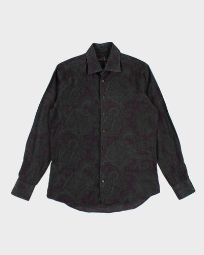 Vintage 2000's Etro Button Up Patterned Shirt - M