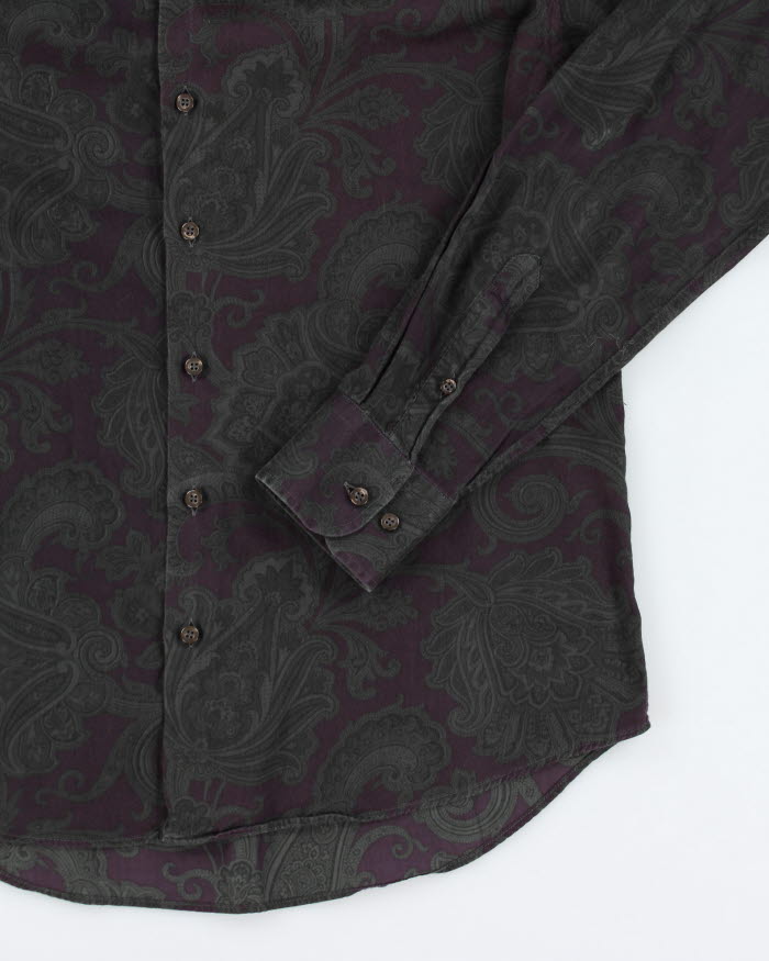 Vintage 2000's Etro Button Up Patterned Shirt - M