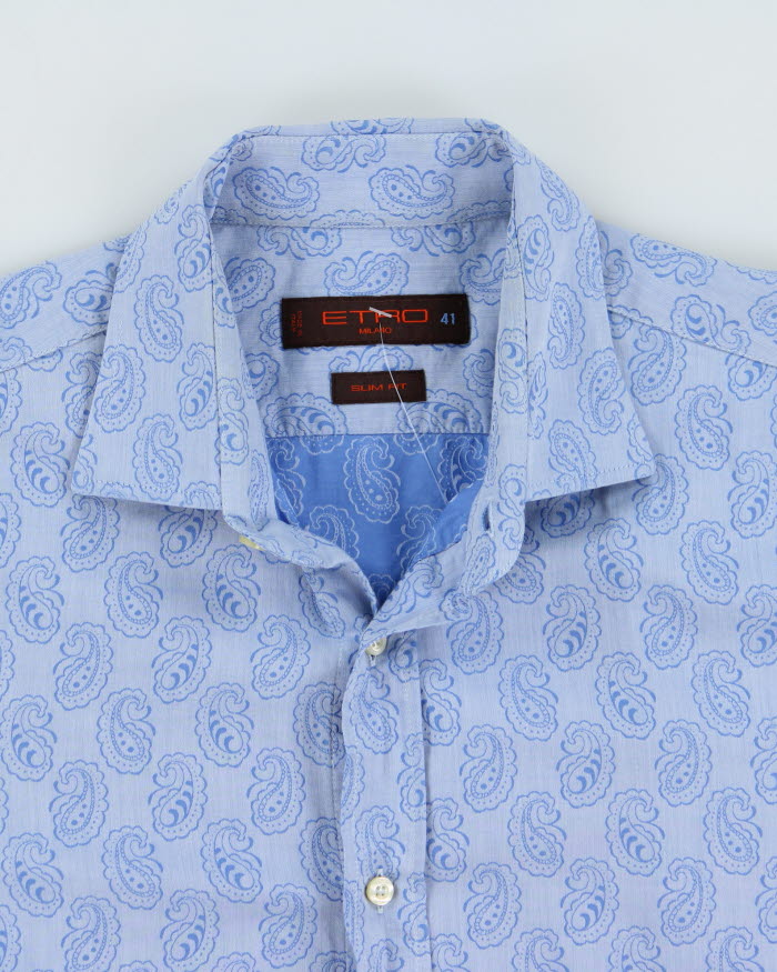 Vintage 2000's Etro Button Up Patterned Shirt - L
