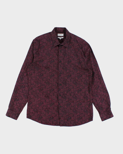 Y2k 00s Le Chateau Floral Shirt - L