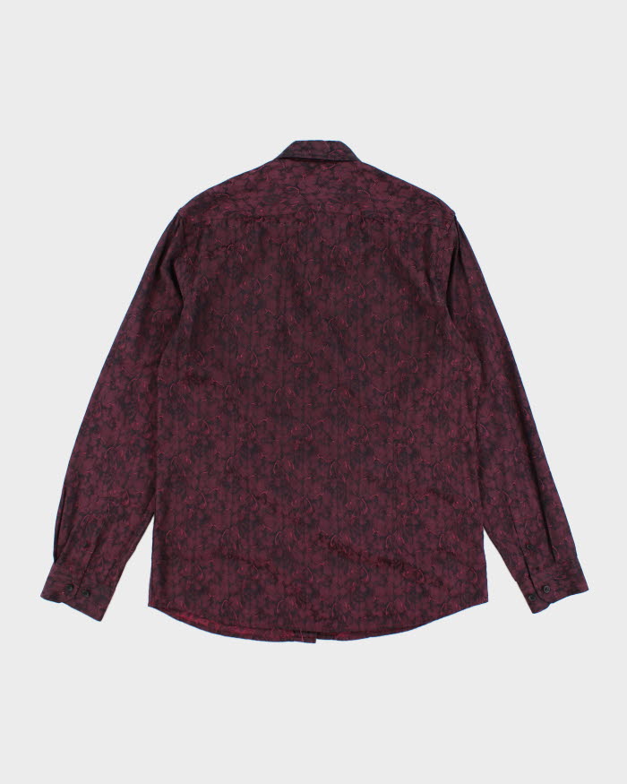 Y2k 00s Le Chateau Floral Shirt - L
