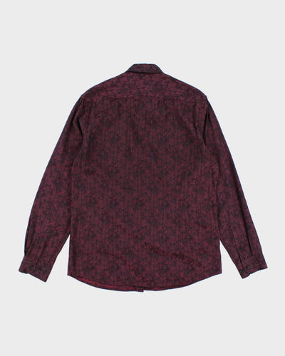 Y2k 00s Le Chateau Floral Shirt - L