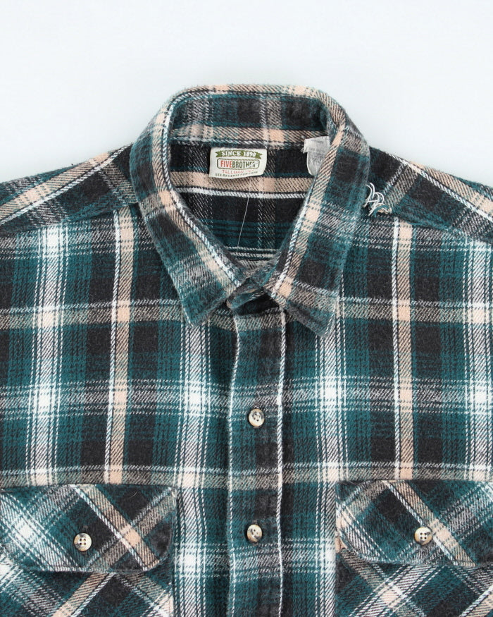Vintage 90's Heavyweight Flannel Shirt - L