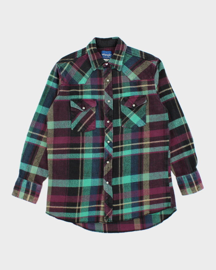 Vintage 90's Wrangler Western Snap Button Shirt - L