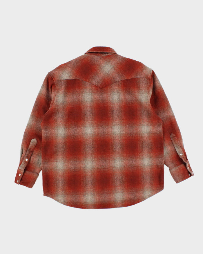 Vintage 80's Pendleton Snap Button Up Flannel Shirt - L