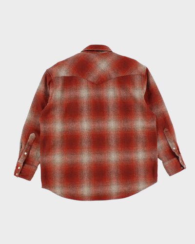 Vintage 80's Pendleton Snap Button Up Flannel Shirt - L