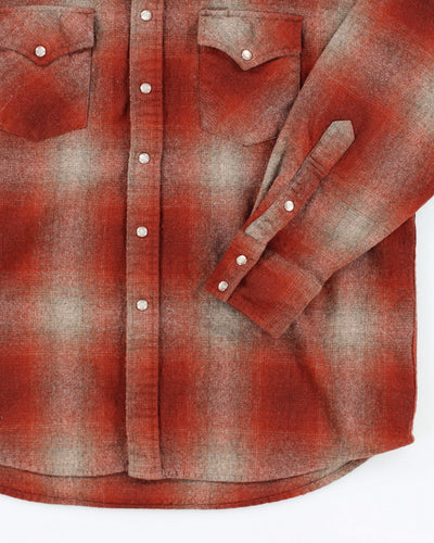 Vintage 80's Pendleton Snap Button Up Flannel Shirt - L