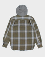 Vintage 2000's Quiksilver Hooded Flannel Shirt - M