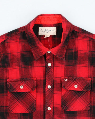 Vintage 2000's True Religion Lightweight Flannel Shirt - L