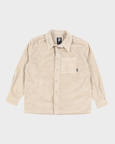 Afends Beige Corduroy Shirt - M