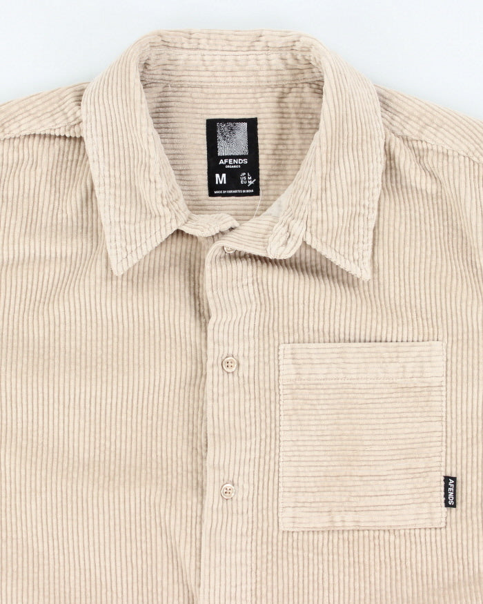 Afends Beige Corduroy Shirt - M