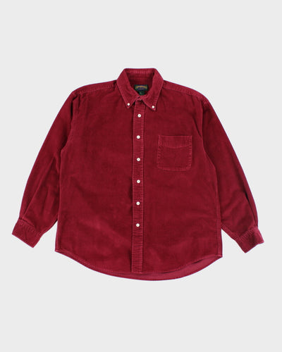Cambridge Red Corduroy Shirt - L