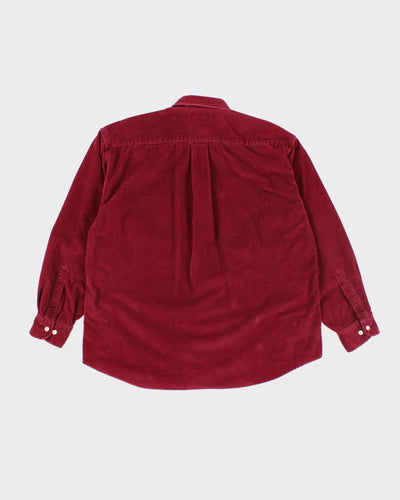 Cambridge Red Corduroy Shirt - L