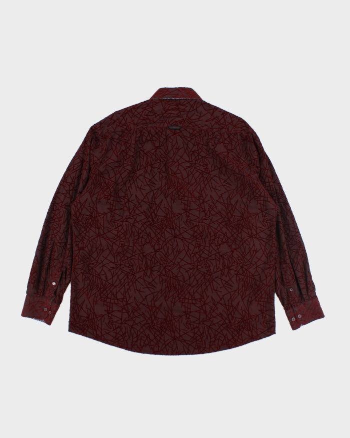 Vintage Jermyn &amp; Bond Oversized Patterned Button Up Shirt - XL