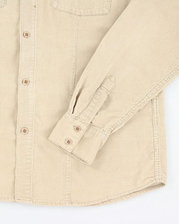 Y2k 00s Vibe Corduroy Shirt - L