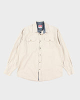 Vintage Wrangler Button Up Long Sleeve Shirt - L