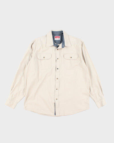 Vintage Wrangler Button Up Long Sleeve Shirt - L