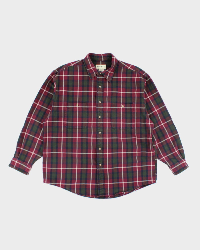 Vintage Eddie Bauer Heavyweight Flannel Shirt - L
