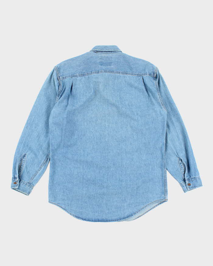 Vintage 2000's Levi's Light Wash Denim Shirt - M