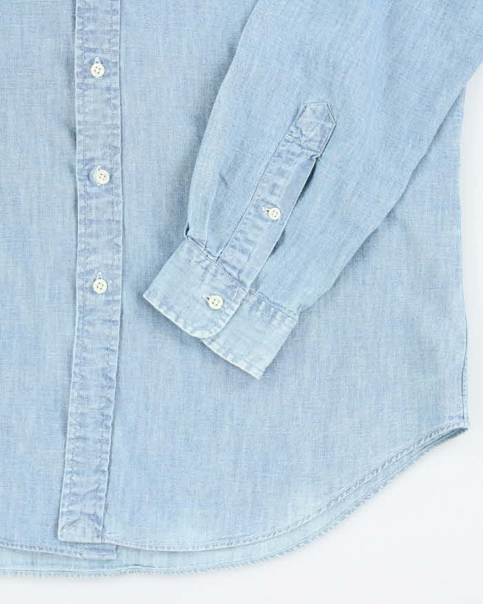 Vintage 2000's Ralph Lauren Light Wash Denim Shirt - L