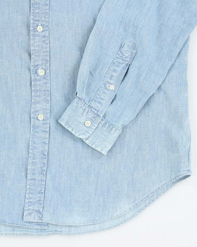 Vintage 2000's Ralph Lauren Light Wash Denim Shirt - L