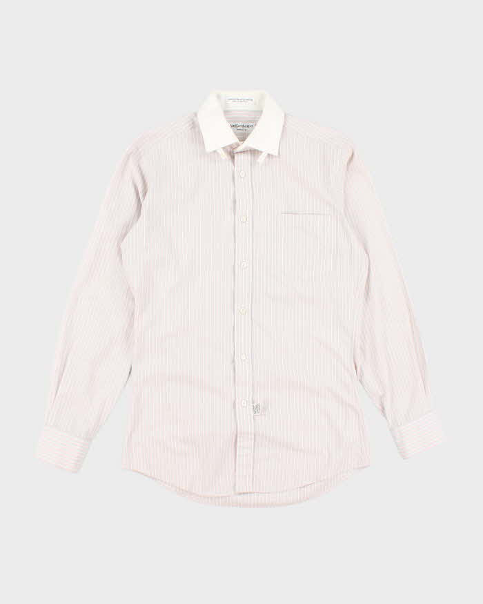 Vintage 90's Yves Saint Laurent Striped Button Up Shirt - M