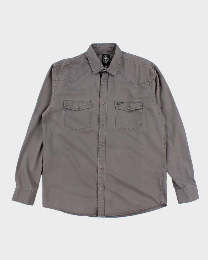Vintage Y2K Diesel Western Snap Button Shirt - XL