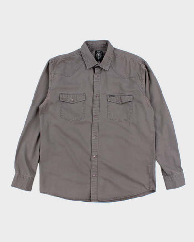 Vintage Y2K Diesel Western Snap Button Shirt - XL