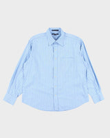 Vintage 90's Tommy Hilfiger Striped Button Up Shirt - L