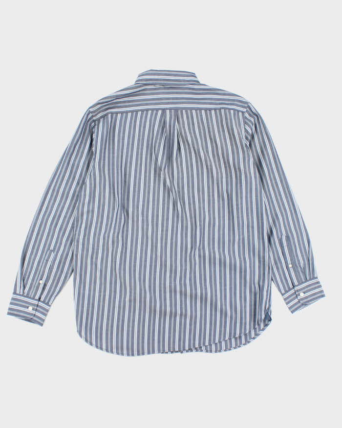 Vintage Y2K Chaps Striped Button Up Shirt - M