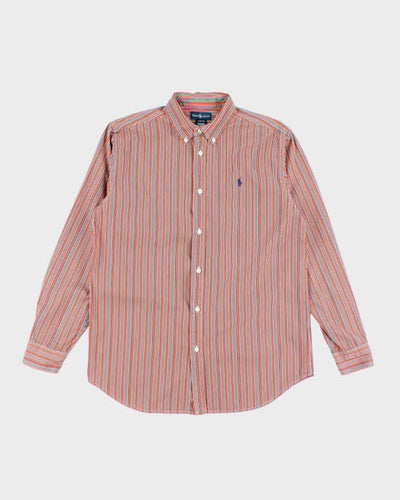 Vintage Ralph Lauren Striped Button Up Shirt - XL