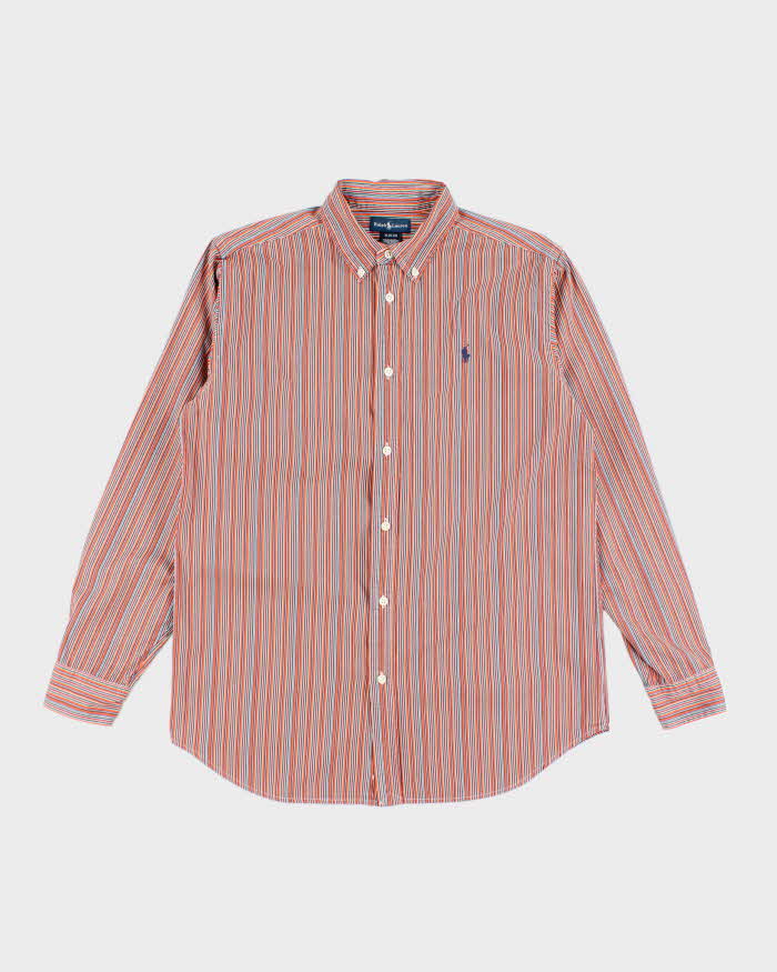 Vintage Ralph Lauren Striped Button Up Shirt - XL
