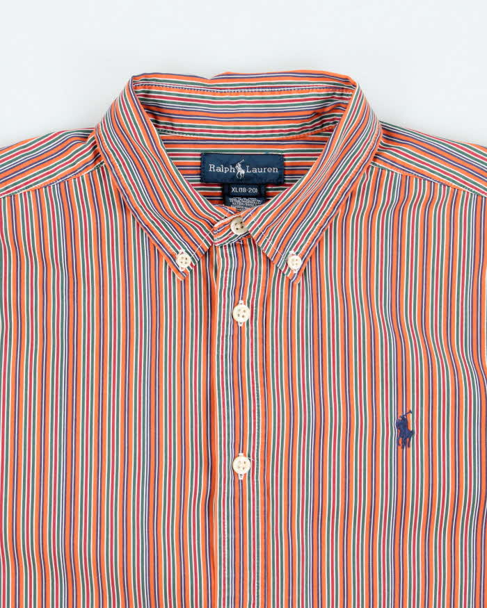 Vintage Ralph Lauren Striped Button Up Shirt - XL