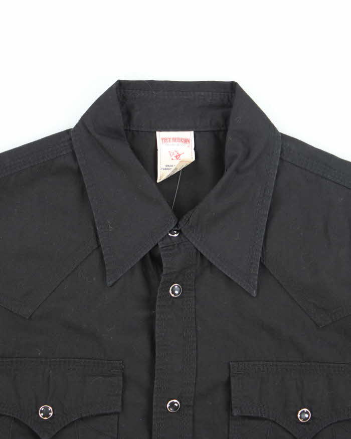 Vintage Y2K True Religion Snap Button Shirt - M