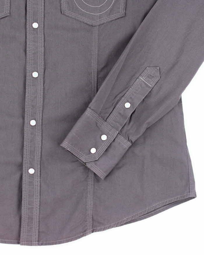 Vintage Y2K True Religion Snap Button Shirt - XXL